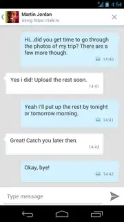 Talk.to - Chat for GTalk & FB captura 3