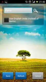 Cute Weather Widget captura 2
