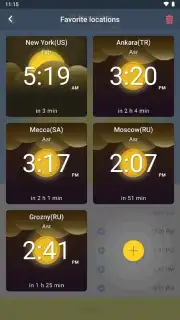1Muslim: Prayer times, Azan captura 2