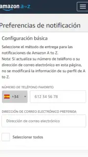 Amazon A to Z captura 2