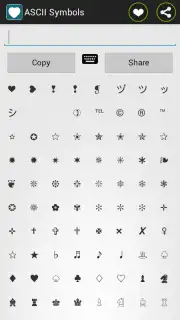 ASCII Text Symbols captura 2