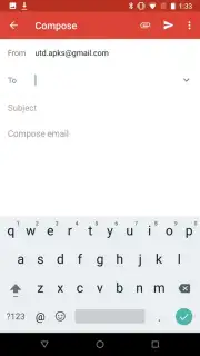 Gmail GO captura 1