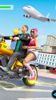 Flying Bike Taxi Rider captura 2