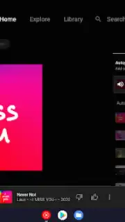 YouTube Music for Chromebook captura 1