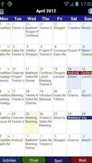 Business Calendar captura 3