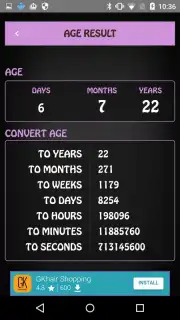 Age Calculator offline pro captura 4