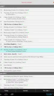 Catholic Calendar from Universalis captura 10
