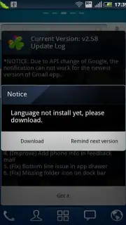 Catalan package for GO Launcher EX captura 2