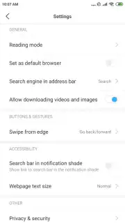 Mi Browser captura 6