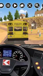Offroad School Bus Driver Game captura 7