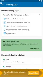 Floating Apps captura 12