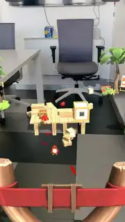 Angry Birds AR: Isle of Pigs captura 3