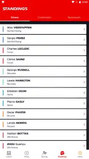 Official F1 ® App captura 19
