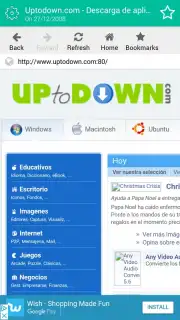 RetroBrowser captura 1