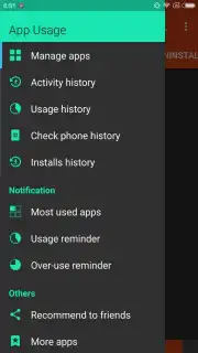 App Usage captura 5