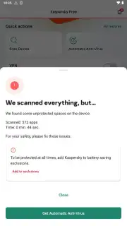 Kaspersky Antivirus & VPN captura 9