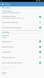 Touch Lock captura 1