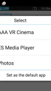 AAA VR Cinema captura 3