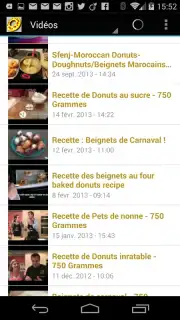 Recettes de Beignets captura 2