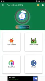 Free Unlimited VPN captura 1
