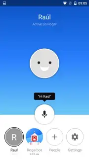 Roger - Voice Conversations captura 1