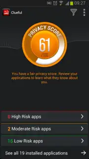 Clueful Privacy Advisor captura 2