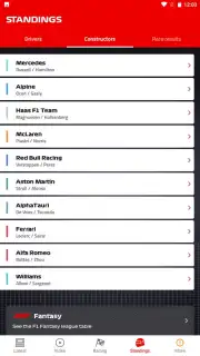 Official F1 ® App captura 18