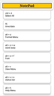 Computers Shortcut Keys captura 3