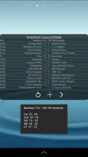 Basketball Livescore Widget captura 5
