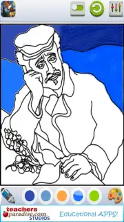 Vincent van Gogh Coloring Book captura 9