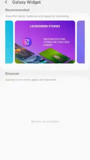 Galaxy Widget captura 2