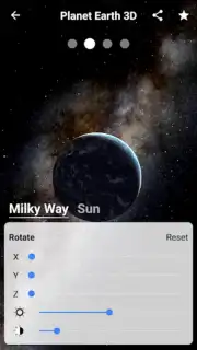 Earth Planet 3D live wallpaper captura 7