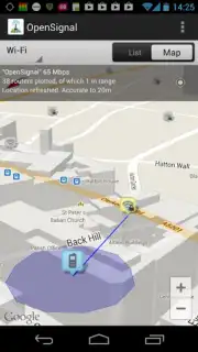 OpenSignal - 3G/4G/WiFi captura 2