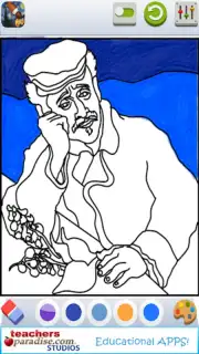 Vincent van Gogh Coloring Book captura 7