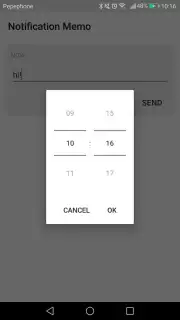 Notification Memo captura 2