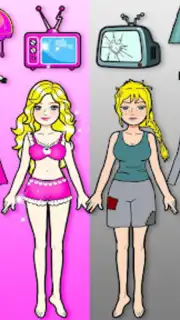 Chibi Doll Dress Up DIY Games captura 2