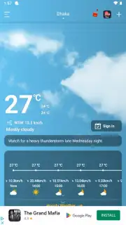 Daily Weather Free captura 1