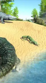 Wild Crocodile Family Sim Game captura 2