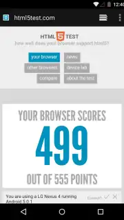 Android System WebView Canary captura 1