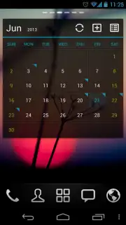 GO Calendar Widget captura 6