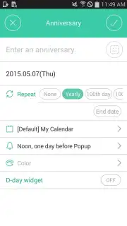 Naver Calendar captura 8