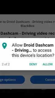 Droid Dashcam - Driving video recorder captura 3