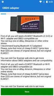 Car Scanner ELM OBD2 captura 1