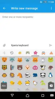 Teclado Xperia captura 6