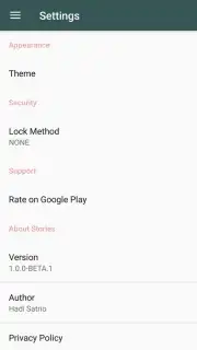 Stories – Timeline Diary captura 7