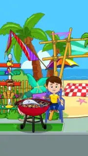 My Town: Beach Picnic captura 1