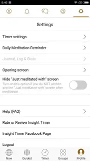 Insight Timer captura 6
