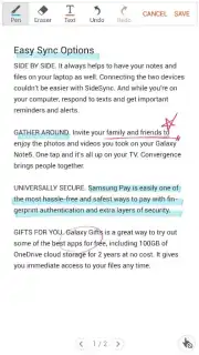 Samsung Write on PDF captura 1