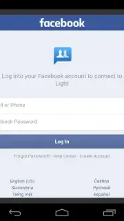 Lite Messenger FB captura 2