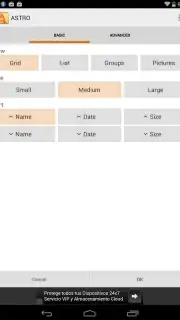 ASTRO File Manager captura 3